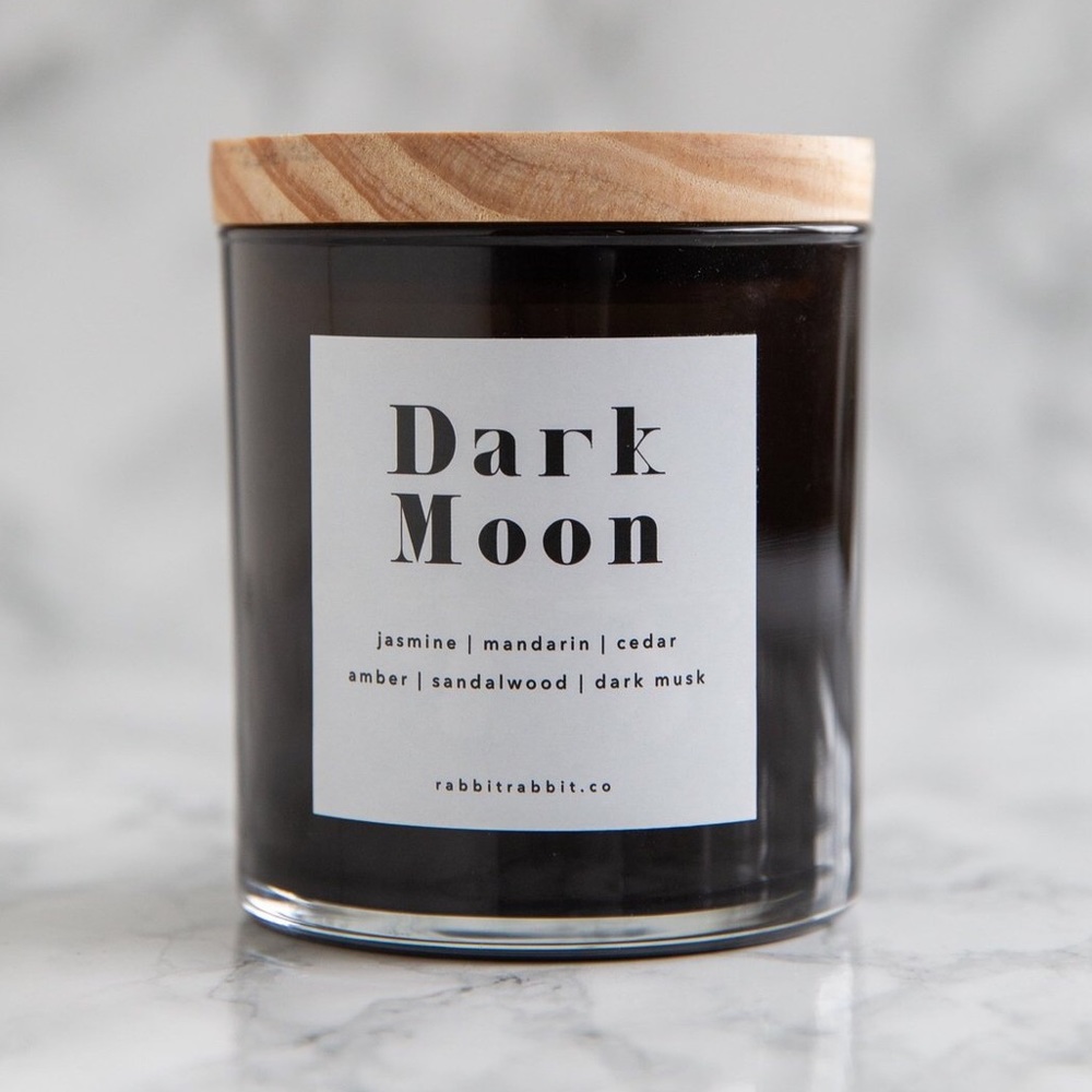 • Dark Moon • Hand Poured Ritual Candle - Picture 2 of 2